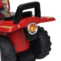 VIDAXL Quad à Chevaucher Enfant Rouge Avec Son Et Lumière -Promos Le Jardin Vivant Magasin 64388195e0b170.68633493