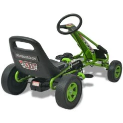 VIDAXL Kart à Pédale Avec Siège Ajustable Vert 11 VIDAXL Kart à Pédale Avec Siège Ajustable Vert -Promos Le Jardin Vivant Magasin 643881a897a2c6.42745756
