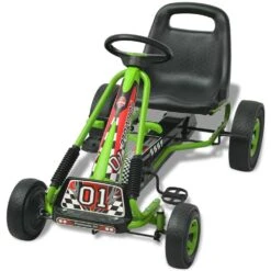 VIDAXL Kart à Pédale Avec Siège Ajustable Vert 10 VIDAXL Kart à Pédale Avec Siège Ajustable Vert -Promos Le Jardin Vivant Magasin 643881a8a40a72.91140816