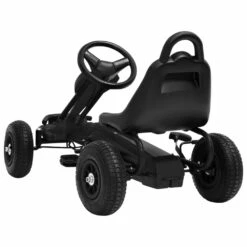 VIDAXL Kart à Pédales Avec Pneus Noir -Promos Le Jardin Vivant Magasin 643881adbb0ff2.79942257