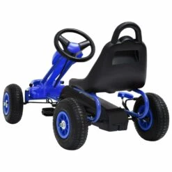 VIDAXL Kart à Pédales Avec Pneus Bleu 11 VIDAXL Kart à Pédales Avec Pneus Bleu -Promos Le Jardin Vivant Magasin 643881af369264.59896871