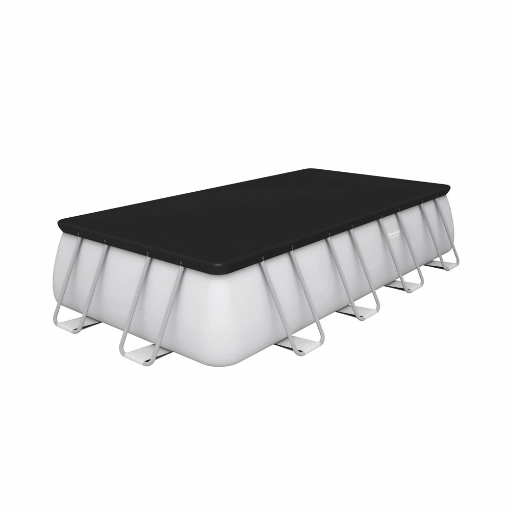 Piscine Tubulaire Hors Sol Vostok Grise Bestway. Rectangulaire 5x3m Avec Bâche De Protection. Filtre. Échelle De Sécurité Et Kit De 5 Piscine Tubulaire Hors Sol Vostok Grise Bestway. Rectangulaire 5x3m Avec Bâche De Protection. Filtre. Échelle De Sécurité Et Kit De – Image 3