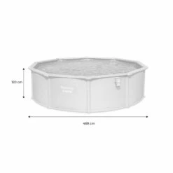 Piscine En Acier Hors Sol Hydrium Torrens . Ronde ø460 Cm. Blanche Avec Filtre à Sable. Tapis De Sol. Bâche Et échelle -Promos Le Jardin Vivant Magasin 6446747bbc3df4.44584658