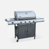 Barbecue Gaz Inox 17kw - Richelieu Inox - Barbecue 5 Brûleurs Dont 1 Feu Latéral. Côté Grill Et Côté Plancha 2 Barbecue Gaz Inox 17kw - Richelieu Inox - Barbecue 5 Brûleurs Dont 1 Feu Latéral. Côté Grill Et Côté Plancha -Promos Le Jardin Vivant Magasin 64467a35308550.93673088