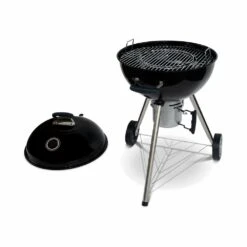 Barbecue Premium Charbon De Bois ø 57cm - Charles - Noir émaillé. Barbecue Avec Grille Amovible. Aérateurs. Fumoir. Récupérateur De -Promos Le Jardin Vivant Magasin 64467a52d0bf47.45286712