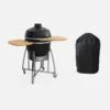 Barbecue Charbon En Céramique. Kamado ø 57cm. Avec Chariot. Garde Au Chaud. Récupérateur De Cendre Et Housse. Tablettes Rétractables -Promos Le Jardin Vivant Magasin 64467a61b85ee0.46435690