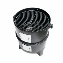 Barbecue Fumoir Au Charbon De Bois ø38cm – Edouard – Smoker Avec Aérateur. Fumoir. Gril. Boite De Fumage. Noir -Promos Le Jardin Vivant Magasin 64467a70488089.83352257