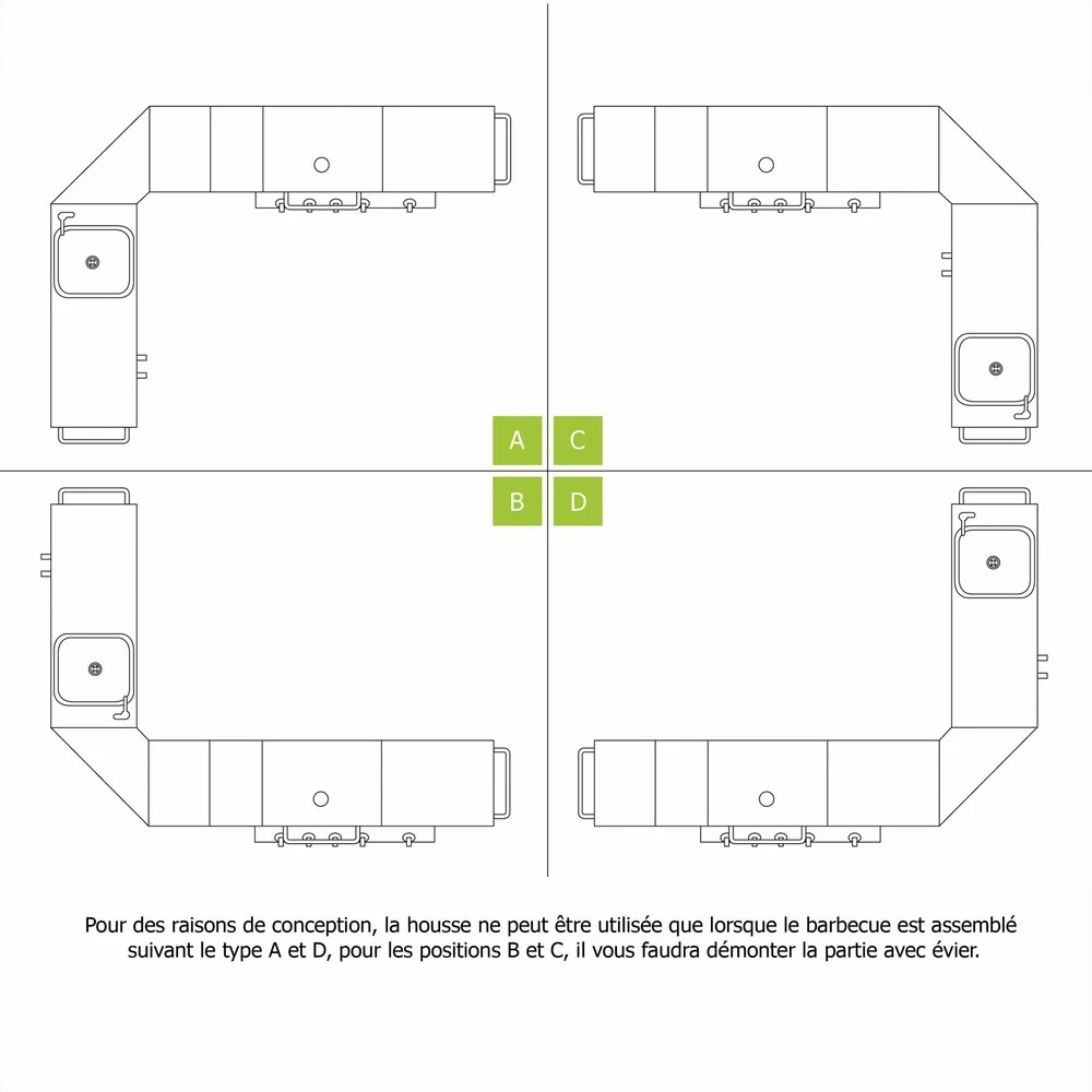Housse En Polyester Et Pvc Pour Barbecue Au Gaz Rochefort 5 Housse En Polyester Et Pvc Pour Barbecue Au Gaz Rochefort – Image 3