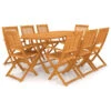 VIDAXL Ensemble De Jardin Pliable En Acacia -Promos Le Jardin Vivant Magasin 6449868222bbb2.72888515