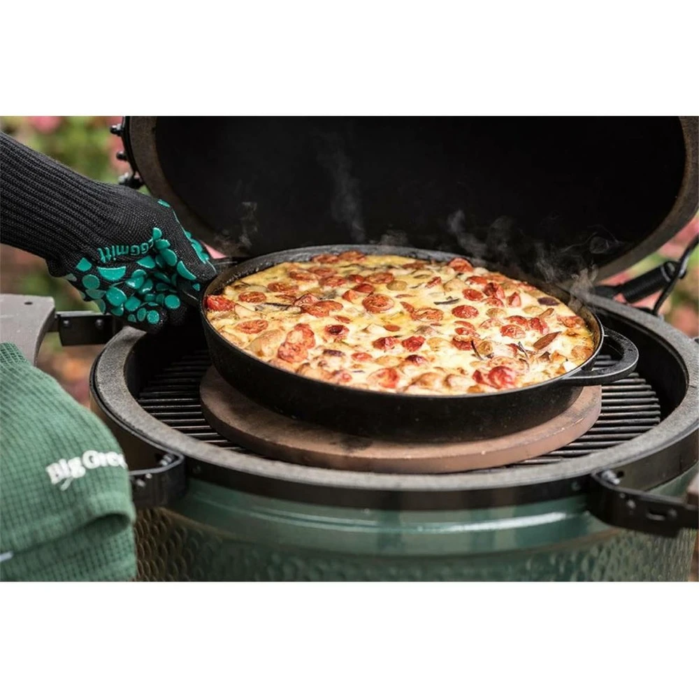BIG GREEN EGG - Sauteuse En Fonte Big Green Egg 2XL/XL/L 4 BIG GREEN EGG - Sauteuse En Fonte Big Green Egg 2XL/XL/L – Image 2
