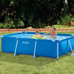 Intex Piscine Tubulaire Rectangulaire 3,00 X 2,00 X 0,75 M -Promos Le Jardin Vivant Magasin 644be562205439.81778530