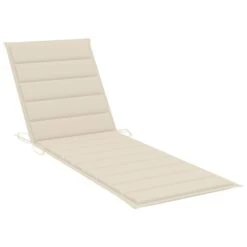 VIDAXL Chaise Longue De Jardin Avec Table Et Coussin Pin Imprégné -Promos Le Jardin Vivant Magasin 64535321801388.39028877