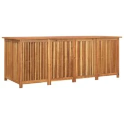 VIDAXL Boîte De Rangement De Jardin 200x80x75 Cm Bois Massif D'acacia