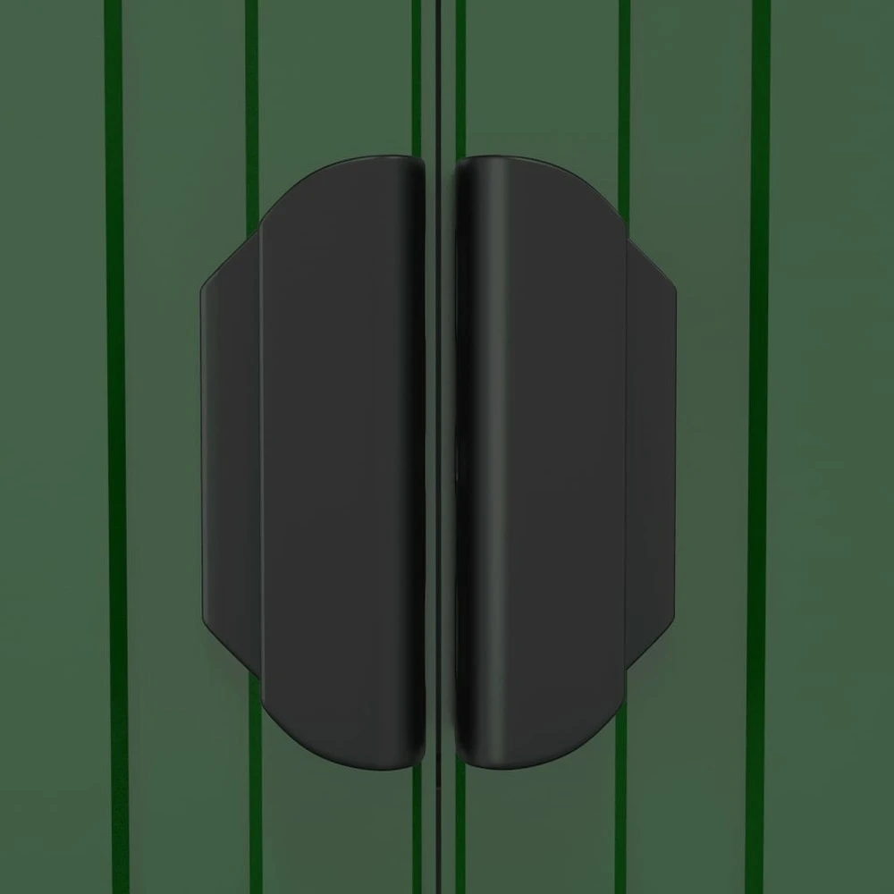 VIDAXL Abri De Jardin Vert 192x938x223 Cm Acier Galvanisé 9 VIDAXL Abri De Jardin Vert 192x938x223 Cm Acier Galvanisé – Image 7