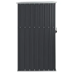 VIDAXL Abri à Outils De Jardin Anthracite 88x89x161 Cm Acier Galvanisé -Promos Le Jardin Vivant Magasin 645583ea603335.87628632