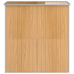VIDAXL Abri De Jardin Marron Clair 192x191x223 Cm Acier Galvanisé -Promos Le Jardin Vivant Magasin 6455840e61ab00.64724542