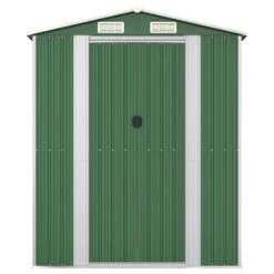 VIDAXL Abri De Jardin Vert 192x440x223 Cm Acier Galvanisé 12 VIDAXL Abri De Jardin Vert 192x440x223 Cm Acier Galvanisé -Promos Le Jardin Vivant Magasin 6455841076a537.32704804