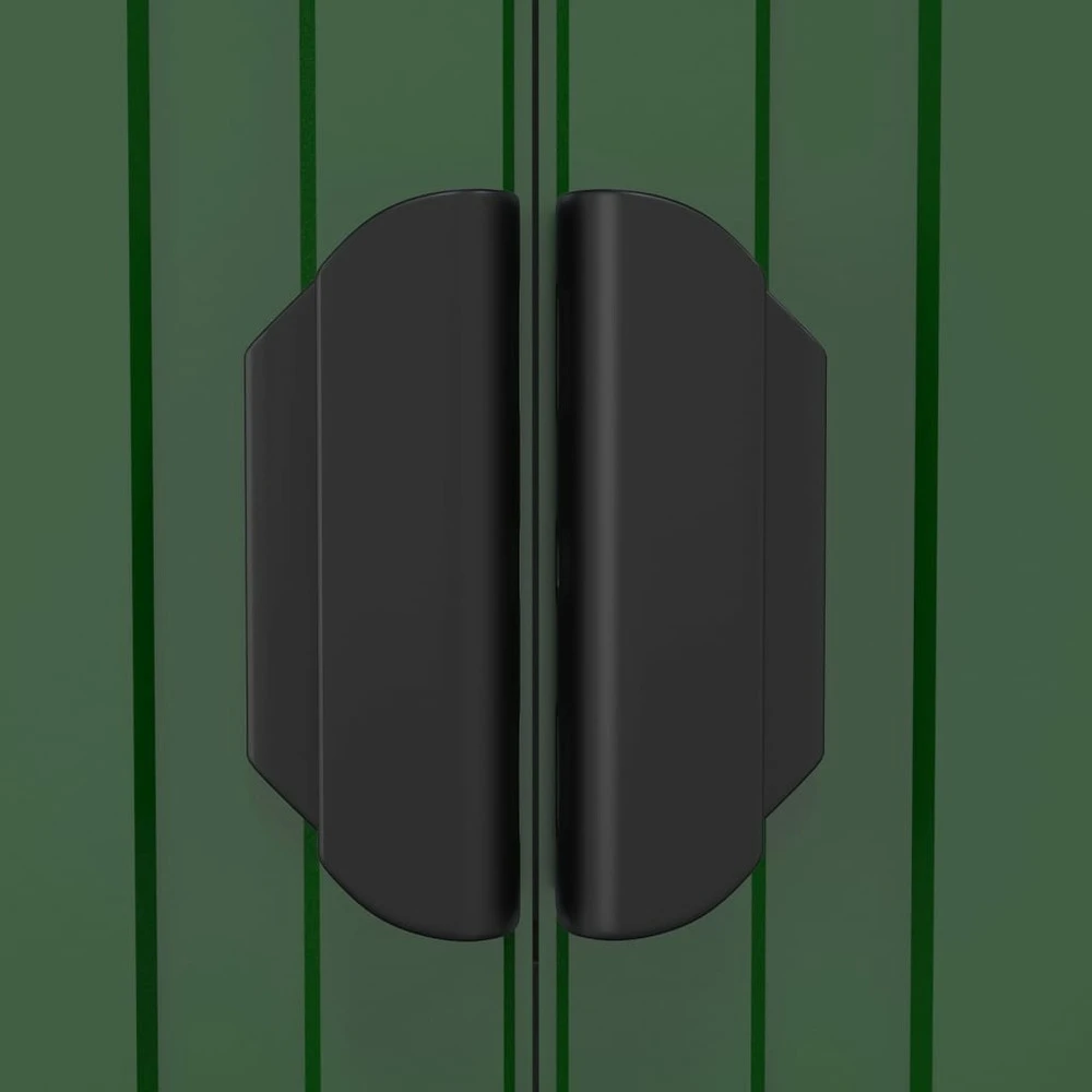 VIDAXL Abri De Jardin Vert 192x440x223 Cm Acier Galvanisé 9 VIDAXL Abri De Jardin Vert 192x440x223 Cm Acier Galvanisé – Image 7