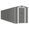 VIDAXL Abri De Jardin Gris Clair 192x938x223 Cm Acier Galvanisé -Promos Le Jardin Vivant Magasin 64558419467175.98824124