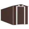 VIDAXL Abri De Jardin Marron Foncé 192x606x223 Cm Acier Galvanisé 2 VIDAXL Abri De Jardin Marron Foncé 192x606x223 Cm Acier Galvanisé -Promos Le Jardin Vivant Magasin 645584204886b5.53622737