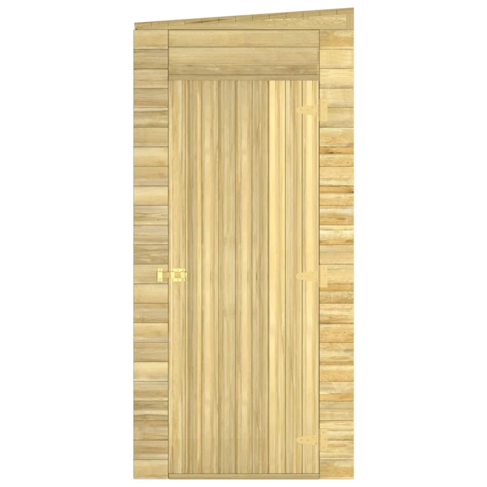 VIDAXL Abri De Stockage De Jardin 100x210x218 Cm Bois De Pin Imprégné 5 VIDAXL Abri De Stockage De Jardin 100x210x218 Cm Bois De Pin Imprégné – Image 3