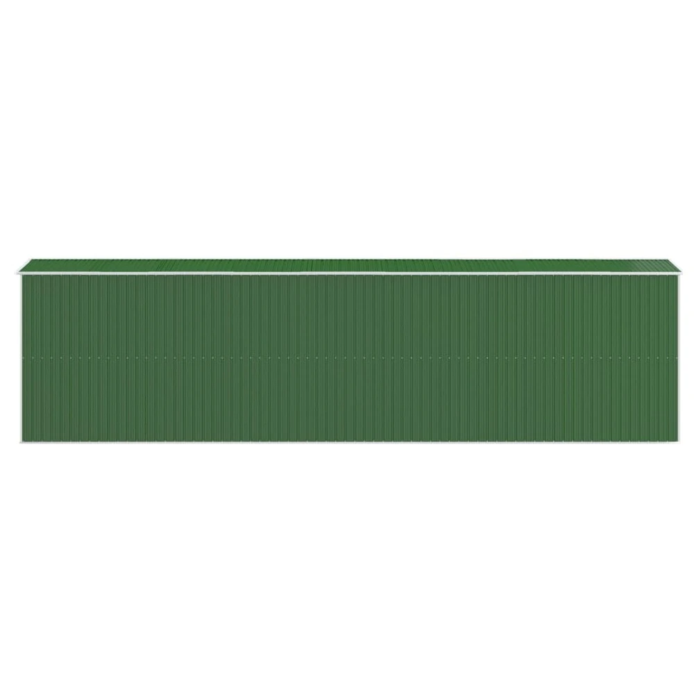 VIDAXL Abri De Jardin Vert 192x772x223 Cm Acier Galvanisé 7 VIDAXL Abri De Jardin Vert 192x772x223 Cm Acier Galvanisé – Image 5