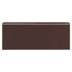 VIDAXL Abri De Jardin Marron Foncé 192x523x223 Cm Acier Galvanisé 13 VIDAXL Abri De Jardin Marron Foncé 192x523x223 Cm Acier Galvanisé -Promos Le Jardin Vivant Magasin 6455843ba34f62.28034800
