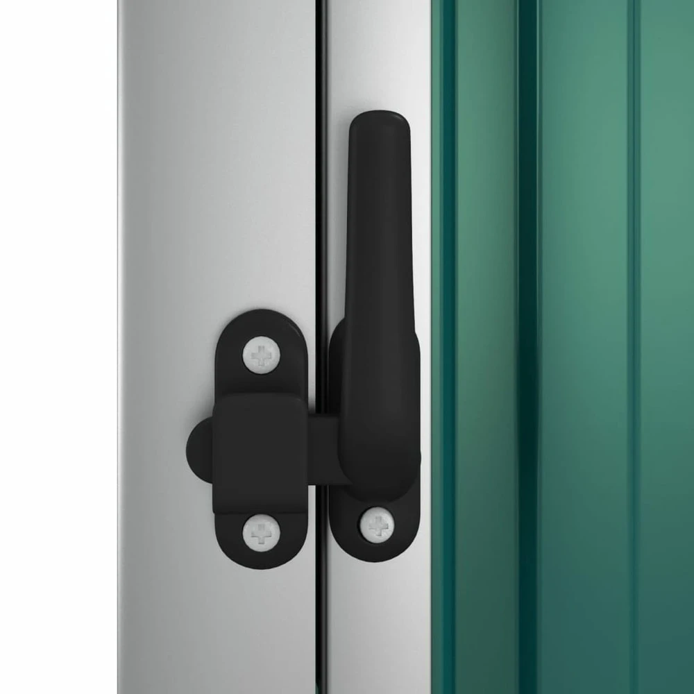 VIDAXL Abri à Outils De Jardin Vert 88x89x161 Cm Acier Galvanisé 9 VIDAXL Abri à Outils De Jardin Vert 88x89x161 Cm Acier Galvanisé – Image 7