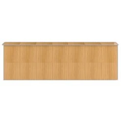 VIDAXL Abri De Jardin Marron Clair 192x606x223 Cm Acier Galvanisé -Promos Le Jardin Vivant Magasin 645584428be859.38768543