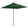 VIDAXL Parasol De Jardin Avec Mât En Bois Vert 198x198x231 Cm 2 VIDAXL Parasol De Jardin Avec Mât En Bois Vert 198x198x231 Cm -Promos Le Jardin Vivant Magasin 645801dcc016b3.06191334