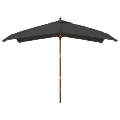 VIDAXL Parasol De Jardin Avec Mât En Bois Anthracite 300x300x273 Cm 11 VIDAXL Parasol De Jardin Avec Mât En Bois Anthracite 300x300x273 Cm -Promos Le Jardin Vivant Magasin 645801e9a50cd1.43775327