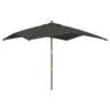 VIDAXL Parasol De Jardin Avec Mât En Bois Anthracite 300x300x273 Cm 1 VIDAXL Parasol De Jardin Avec Mât En Bois Anthracite 300x300x273 Cm -Promos Le Jardin Vivant Magasin 645801e9ac3329.03663568
