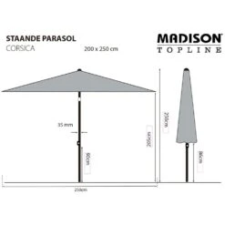 Madison Parasol Corsica 200x250 Cm écru 14 Madison Parasol Corsica 200x250 Cm écru -Promos Le Jardin Vivant Magasin 645801fe798c44.95379696