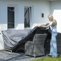 Madison Housse De Meubles D'extérieur 100 X 100 X 70 Cm Gris 13 Madison Housse De Meubles D'extérieur 100 X 100 X 70 Cm Gris -Promos Le Jardin Vivant Magasin 645a9159a53eb7.29945633