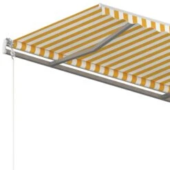 VIDAXL Auvent Rétractable Automatique 450x300 Cm Jaune Et Blanc 13 VIDAXL Auvent Rétractable Automatique 450x300 Cm Jaune Et Blanc -Promos Le Jardin Vivant Magasin 645a959f6ddc02.57137998