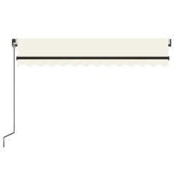 VIDAXL Auvent Manuel Rétractable 350x250 Cm Crème 12 VIDAXL Auvent Manuel Rétractable 350x250 Cm Crème -Promos Le Jardin Vivant Magasin 645a95d2e6b535.47747845