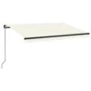 VIDAXL Auvent Manuel Rétractable 350x250 Cm Crème 2 VIDAXL Auvent Manuel Rétractable 350x250 Cm Crème -Promos Le Jardin Vivant Magasin 645a95d2ed5b19.90280567