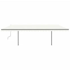 VIDAXL Auvent Manuel Rétractable Avec Poteaux 3,5x2,5 M Crème 13 VIDAXL Auvent Manuel Rétractable Avec Poteaux 3,5x2,5 M Crème -Promos Le Jardin Vivant Magasin 645a95d47c25f6.51170184