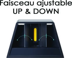 Applique Solaire - Faisceau Up&down Ajustable Panneau Solaire - Blanc Chaud 3000°k 150lm - Bf Light -Promos Le Jardin Vivant Magasin 645b8d0c250327.81403181