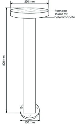 Borne Solaire California 3000°k 7 Borne Solaire California 3000°k -Promos Le Jardin Vivant Magasin 645b8d19aada99.98073313