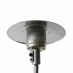Chauffage D'extérieur à Gaz 13kw - Siberia - Parasol Chauffant Gris. Avec Roulettes Et Stabilisateur -Promos Le Jardin Vivant Magasin 645b9081610fd2.84729323