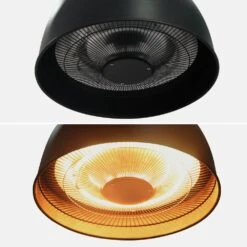 Parasol Chauffant électrique Suspendu 1500w – Lapland – Chauffage D’extérieur Type Halogène. Kit De Suspension Inclus (chaîne Et -Promos Le Jardin Vivant Magasin 645b9082a3ec12.22567236