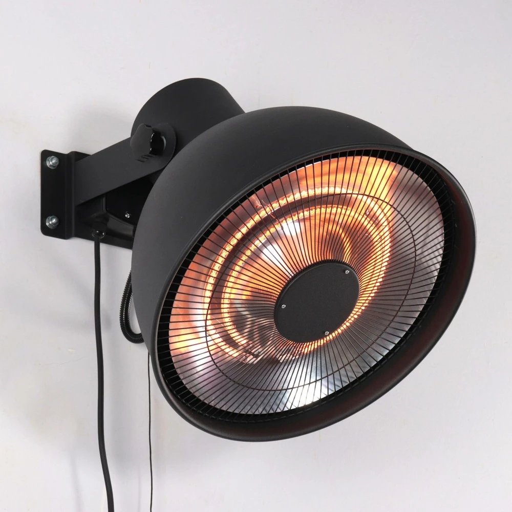 Parasol Chauffant électrique 2000w Mural - Lapland - Chauffage D’extérieur Type Halogène. 3 Niveaux De Chauffe (800w / 1200w / 4 Parasol Chauffant électrique 2000w Mural - Lapland - Chauffage D’extérieur Type Halogène. 3 Niveaux De Chauffe (800w / 1200w / – Image 2