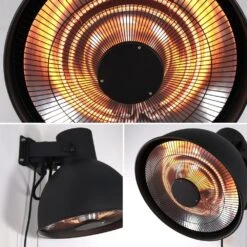 Parasol Chauffant électrique 2000w Mural - Lapland - Chauffage D’extérieur Type Halogène. 3 Niveaux De Chauffe (800w / 1200w / 11 Parasol Chauffant électrique 2000w Mural - Lapland - Chauffage D’extérieur Type Halogène. 3 Niveaux De Chauffe (800w / 1200w / -Promos Le Jardin Vivant Magasin 645b908d1514a0.16738478