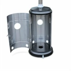 Chauffage D'extérieur Gaz 12.5kw - Finland - Parasol Chauffant En Acier Inoxydable. Réglable. Porte En Façade Et Roulettes -Promos Le Jardin Vivant Magasin 645b9090de0003.71101977