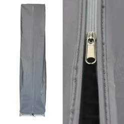 Chauffage D'extérieur - Sweden - Parasol Chauffant Gaz Pyramide. Design. Véritable Flamme. Roulettes + Housse De Protection Incluses -Promos Le Jardin Vivant Magasin 645b9092555567.60819797