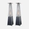 Lot De 2 Chauffages D'extérieur - Sweden - Parasols Chauffants Gaz Pyramide. Design. Véritable Flamme. Roulettes Incluses 2 Lot De 2 Chauffages D'extérieur - Sweden - Parasols Chauffants Gaz Pyramide. Design. Véritable Flamme. Roulettes Incluses -Promos Le Jardin Vivant Magasin 645b909370fc40.40658386