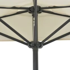 VIDAXL Parasol De Balcon Avec Mât En Aluminium Sable 270x144 Cm Demi -Promos Le Jardin Vivant Magasin 645e3152c651b3.12738634