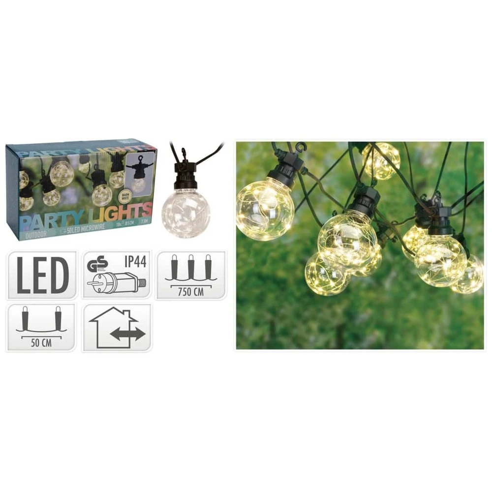 Progarden Ensemble D'éclairage à Led De Fête De Jardin 80 Micro Led 4 Progarden Ensemble D'éclairage à Led De Fête De Jardin 80 Micro Led – Image 2