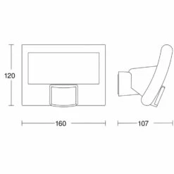 STEINEL Projecteur D'extérieur Incurvé Actionné Par Capteur Anthracite 8 STEINEL Projecteur D'extérieur Incurvé Actionné Par Capteur Anthracite -Promos Le Jardin Vivant Magasin 645e86b63fdb51.14491908